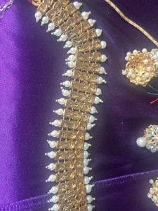 Elegant Pearl &amp; Crystal Necklace Set