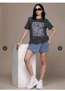 Graphic Print Oversized T-Shirt