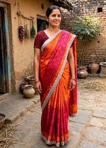 satin silk saree or blouse