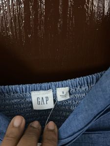 GAP Denim Strappy Dress