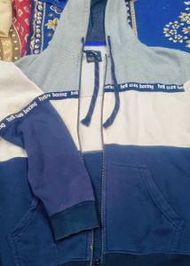 Stylish Color Block Hoodie