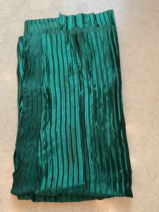Elegant Green Pleated Saree