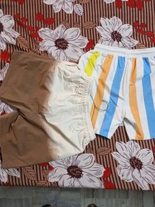 Colorful Striped Lounge Shorts