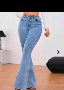 Women's Light Wash Flare Jeans