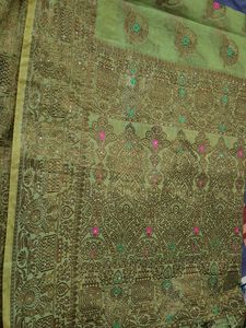 Elegant Green Saree