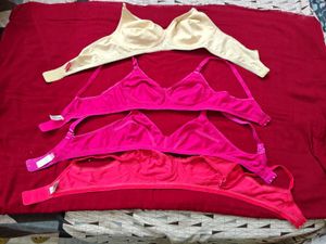Assorted Color Bras Set