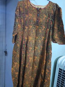 Elegant Printed Anarkali Kurta