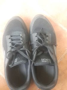 Skechers Go Run Black Sneakers