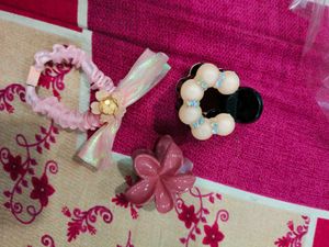 Cute Hair Clips &amp; Scrunchie Set