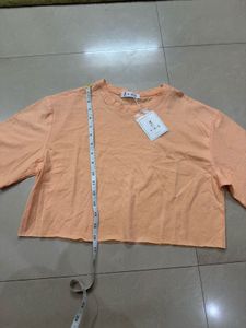 Peach Colored "YES" T-Shirt