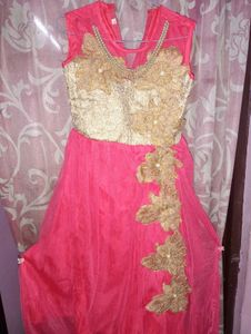 Pink &amp; Gold Party Dress