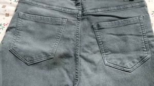 Wide Leg Denim Pants