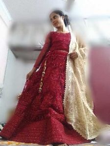 Elegant Red Lehenga Choli