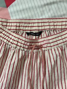 Zudio Striped Wide-Leg Pants