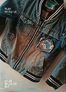 Grey Denim Jacket #under500coins