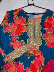 Floral Print Kurta Set