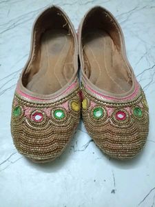 Embroidered Ethnic Flats