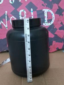 Black Supplement Container