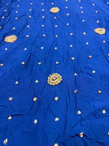 SALE🎉Stone Work Blue Kurta Set