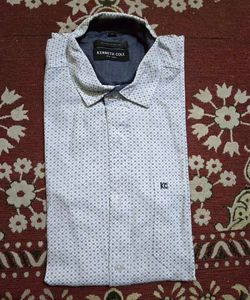 Classic White Dotted Men's Shirt