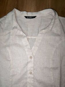Classic White Button-Up shirt top
