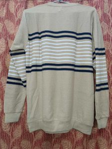 Striped Crew Neck Knit Sweater
