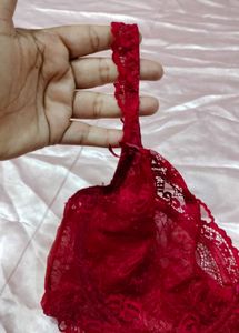 Lace Red Bra