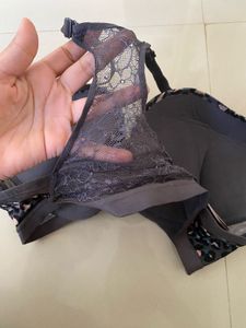 Stylish Leopard Print Bra