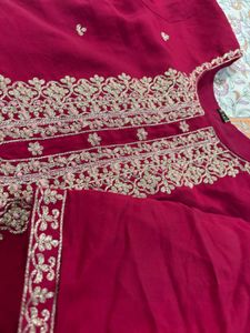 Elegant Pink Embroidered Kurta