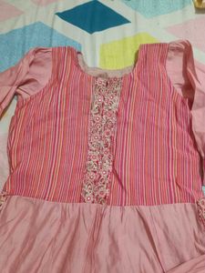 Pink Kurta Set with Pants