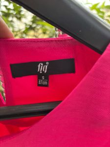 Bright Pink Casual Top
