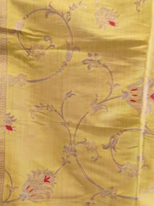 Pink &amp; Gold Brocade Fabric