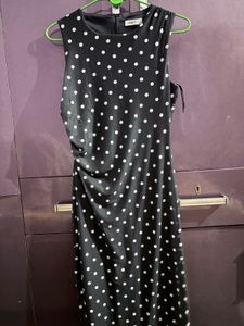 Chic Polka Dot Sleeveless Dress