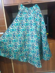 Teal Embellished Lehenga Set
