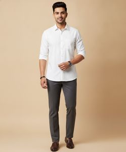 Classic White Men's Shirt