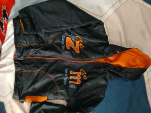 reversible Boys Black &amp; Orange Jacket