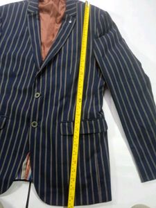 Men's Striped Blazer