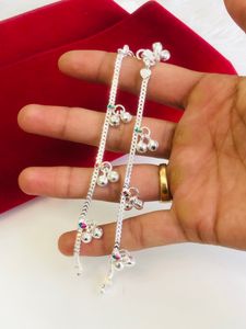 Pure Silver Kids Payal (wt:-17.300g)
