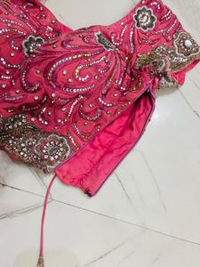 Y2K Pink Embellished Lehenga Choli