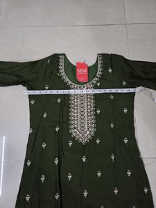New Elegant Embroidered Kurta Set with Dupatta