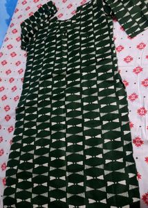 Green Patterned Top