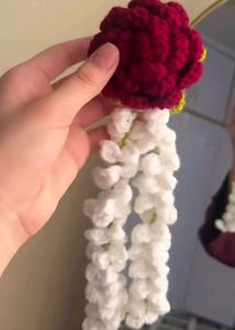 Handmade Crochet Rose Gajra 🌹🌹🌹