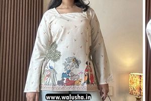 walsuha trendy corset kurti in half price