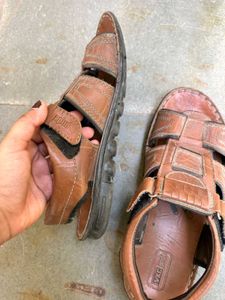 brown sendal