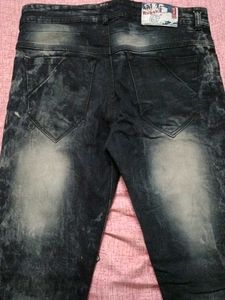 Men's Graphic Print Jeans