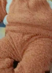 Cozy Brown Baby Onesie
