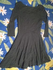 Pact Black Long Sleeve Dress