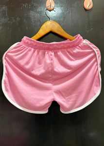 Cute Pink  Shorts with White Trim