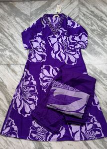 Vibrant Floral Kurta Set