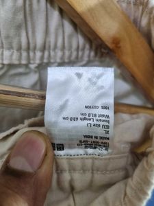 uniqlo Casual Beige Cotton Pants
